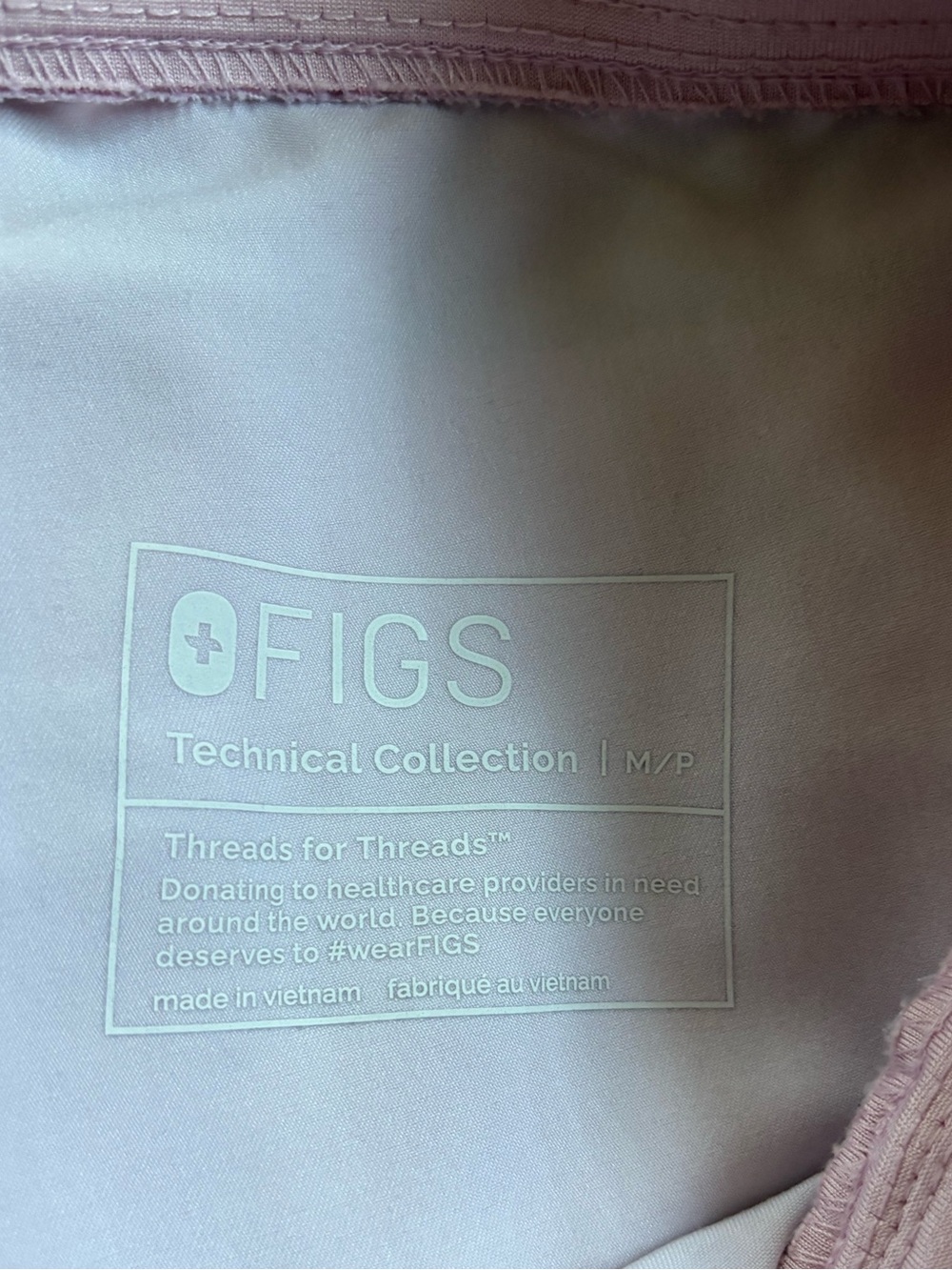 LIMITED EDITION Pink Marble Scrubs set Figs Medium - Picture 7 of 7